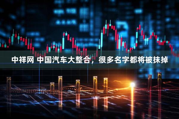 中祥网 中国汽车大整合，很多名字都将被抹掉