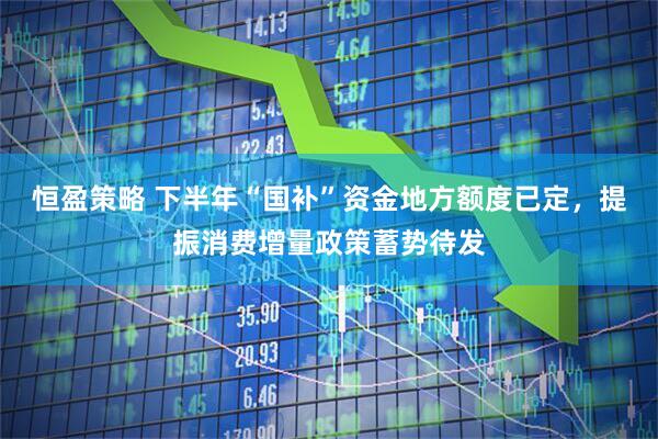 恒盈策略 下半年“国补”资金地方额度已定，提振消费增量政策蓄势待发