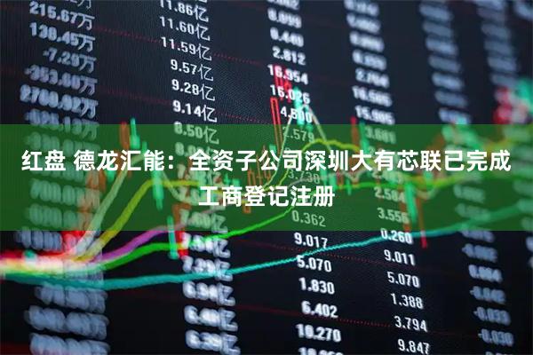 红盘 德龙汇能：全资子公司深圳大有芯联已完成工商登记注册